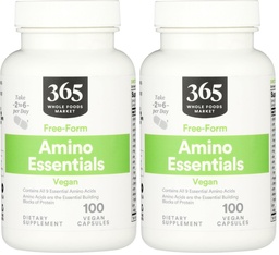Celý potravinový trh, Amino Essentials, 100 ct (Pack of 2)