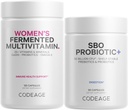 Codeage Daily Immune System Support Multivitamín pre ženy + Probiotiká Bundle
