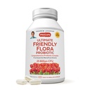 ANDREW LESSMAN Ultimate Friendly Flora Probiotic 60 Kapsule - 25 miliárd CFU, Komplexná zmes piatich probiotických kmeňov, Výkonná imúnna a trávivá podpora. Probiotiká pre ženy a mužov