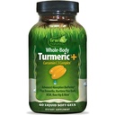 Irwin Naturals Celo-Body Turmeric+ - 60 Liquid Softgels - BioPine Complex Enhanced Absorbation - 30 Celkové služby