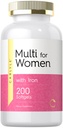 Carlyle Multivitamín pre ženy so železom 200 Softgels 