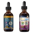 MunoMax & Bright Lungs - Advanced Immune & Lung Suplement - Liquid Delivery for Better Absorbtion - Elderberry, Lobelia, Echinacea, Turmerica, & Viac!