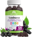 Black Sambucus Elderberry Gummy pre deti 