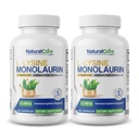 Natural Cure Labs L- Lysine + Monolaurin 600 mg 1: 1 pomer, 2 balenia, 200 kapsúl