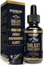Pure Himalayan Shilajit Liquid Drops - 1000mg Natural Shilajit Drops - 85+ Trace Minerals & 40% Fulvic Acid for Energy Boost, Detox Cleanse, Strength & Imunity Support - 50 Day Supply