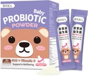BHK detský probiotický prášok,+ vitamín D,reduces kólický,plynový a spit-up,zdravé poops,reduces crying & Fussing & Propaguje tráviaci komfort, novorodenci, deti a dojčatá, 30 tyčiniek