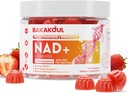 NAD Gummies, NAD Supplement - Lipozomal Nikotinamid Riboside, Resveratrol, Quercetin, NAD Nikotinamid Riboside Resveratrol 900mg, NAD+ Doplnok pre mužov a ženy, 60 Gumies 1 balenie