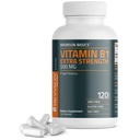 Bronson Vitamín B1 Extra sila 500 mg High Potency Non- GMO, 120 kapsúl