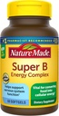 Super B Energy Complex, Dietary Supplement for Brain Cell Function Support, 60 Softgels,...