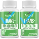 Sublingválne Trans-Resveratrol Čistota 99%, 3-in-1 Advanced Formula Resveratrol Supplement for Boost NAD+, Immune & Energy Support, Anti-Aging, Skin Health & Antioxidant, 240 Lozenge (240-Day Supply)