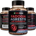 115,000mg Fadogia Agrestis with Tongkat Ali + BioPrine® [Max Absorpcia] - Podporuje vytrvalosť, silu, zameranie, svalové zdravie a zotavenie, Drive & Performance - Non-GMO & Made in USA - 120 V Kapsule