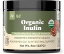 Pure Organic Inulin Powder Fiber Supplement - (Jerusalem Artichoke) Prebiotický hromadný inulin Fiber Powder 8oz Digestion & Gut Health