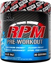 Predcvičenie Powder for Energy and Focus - EVL RPM Energy Pre Cvičenie Energetický nápoj Powder s Betaine Alanyne kofeín a Theacrine - Preworkout Powder Drink for Amplified Performance (Blue Raz)