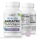 Bariatric Choice All-in-One Chewable Bariatric Multivitamin s citrátom železa a vápnika, Veľmi Berry (120ct)