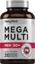 Piping Rock Multivitamín pre mužov nad 50+ 
