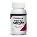 Kirkman - každodenný multivitamín bez vitamínu A a D - 180 kapsúl - komplexný multivitamín - podpora minerálov - Hypoalergénna