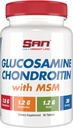 SAN Premium Glucosamine Chondroitin s MSM Complex pre spoločnú podporu - Prírodný vzorec pre zdravé kĺby a mobilitu. 30 Služba