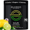 Dr Ekberg euLyte Instant Hydratácia Elektrolyty Prášok Nulová cukor Carb Kalórie Citrón Vápny Nápoj Mix • 80+ Minerály Magnézium Vápnik Stopové minerály • Pôst Keto Stevia • 90 Slúži