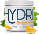 Elektrolytový hydratačný prášok pre Keto (50 dní podávania) - Mandarin Orange Electrolyte Drink Mix Hydratačný prášok - Nízky Carb - Karnivor - Draslík - Elektrolyt Powder Recovery Drink - Bez nôh