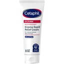CETAPHIL ECZEMA RESTORADERM FLARE-UP RELIEF CREAM, pre ekzém Prone Skin, 8 oz, Barrier Repair, 48 Hodinová hydratácia, 2% Ochrana kože Koloidná ovsená kaša, bez steroidov