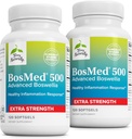 Terry prirodzene BosMed 500 extra sila - Boswellia Serrata extrakt doplnok - doplnok pre zdravú podporu pľúc - bylinné doplnok Formula s vysokými úrovňami AKBA - 120 Softgels (Pack of 2)