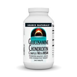 Zdroj Naturals Glucosamine Chondroitin komplex s MSM, podporuje zdravé kĺby a Connective Tossues* - 240 tabliet
