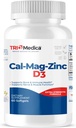 Cal-Mag-Zinc D3 Dietary Supplement (Calcium Magnesium Zinc & Vitamin D3) | Immune, Bones & Teeth Support | Non-GMO | Vegan | Gluten Free | Dairy Free | Kosher | 60 Softgels | (60 Count (Pack of 1))
