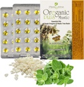 Oreganic Plus Mastic - Oregano Esenciálny olej Kapsule & Chios Mastic Gum Oil - Wild Oregano Oil Kapsule Organické - Immune Booster and Intestinal Support - Non-GMO - 30 Počet Blister