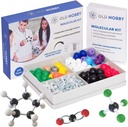 Lekcie v chémie model Kit - Old Nobby 240 Pc Molecular Set Organic Chemistry for Students - Kompletný Molecular Model Kit pre STEM, Vizualizácia atómov, väzby a štruktúry