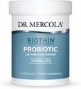 Dr. Mercola Biothin Probiotic - Digestive Health Supplement - Podpora zdravého metabolizmu - bez GMO, bez lepidla a bez sóje - 30 Oneskorené-Release kapsule (30 Servings)