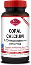 Olympian Labs Coral Calcium 1000mg Koncentrát Kapsule, Podpora zdravé kosti a pH bilancie - 90 Kapsule