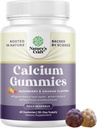 Vysoká absorpcia Vápnikové Gumičky s vitamínom D3 - Delicious Vápnik 500 mg Gumičky pre dospelých - Žuvateľný a vitamín D doplnok pre zdravie kostí a imunitnú podporu 60 ct bez želatíny (1 balenie)