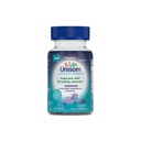 Unizom Jednoduché Slumbers Deti bez drog Spánkové Gummy 30-Count, Melatonin 0,5mg, Hrozno