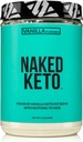 Nahá Vanilla Keto - Premium Vanilla Keto Fat Bomb Powder - Nič umelé - Bezlepkové Keto Bomb Vanilla Mct Powder s bez Gmos - 1,3 Lb