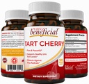 PURELY benefit Tart Cherry Kapsule 6000 mg, Extra sila Montmorency Tart Cherry Extract, Kyselina močová Flush pre Joint Comfort, Antioxidant & Immune Support, Non-GMO, Gluten Free, 120 Počet