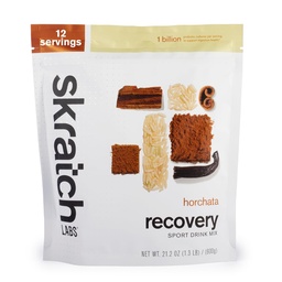 Skrattch Labs Post Workout Recovery Drink Mix s Horchata, (21,2 oz, 12 Servings) s kompletným mliečnym proteínom Casein a srsť a probiotiká, bez lepku, Kosher, Vegetarián