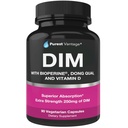 Pure DIM Supplement 250mg Diindolylmetán Plus BioPerine and Dong Quai - Hormone Balance Support for Women and Men, Menopauza & Estrogen Support - 90 Vegetariánske kapsuly
