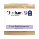 Chatham Natural Skin Care Ekzém Relief Ovsené mydlo, Upokojujúci ovsený kúpeľ, liečba ekzém ružovky, psoriáza