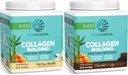 Čokoláda a Vanilla Vegan Kolagen Proteín prášok Set 