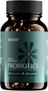 BIOMA Probiotiká pre Manažment telesnej hmotnosti a trávivé zdravie, 3 v 1 Gut Health Probiotiká a prebiotiká/Postabiotiká, Slow Release Synbiotic Probiotic Kapsule pre Gut Health Multi Enzyme (60 kaps)
