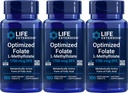 Predĺženie života Optimalizované Folát 1700 mcg DFE, 100 Vegetariánskych tabliet (Pack of 3)