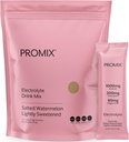 ProMix Nutrition Electrolytes prášok Hydratačné balíčky - Himalájska ružová soľ, horčík, draslík, vitamín C - slaná vodová Melón, jemne sladené - 30 servírovaní (Stock of 30)