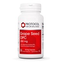 PROTOKOL PRE ŽIVOTNÉ BALENIE Hroznové semená OPC - 250 mg - 90% Polyfenoly - s extraktom z rutínového a plodov Amla - Kapsuly z hroznových semien - Non-GMO & Kosher - 90 Veg Caps