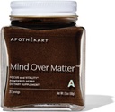 Apothékary Mind Over Matter Cognitive Support Mushroom Powder, Memory & Focus, Stres Relief Bylinné doplnky, bez cukru, Vegan, Bez kofeínu