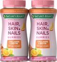 Nature's Bounty Biotin and Collagen, Citrus-Flavored Gummies, 80 Ct (2 balenia)