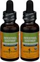Herb Pharm Certified Organic Intestinal Soother Liquid Herbal Formula with Turmeric Extract - 1 Ounce (FIS01) (Pack of 2)