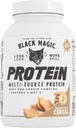 Čierny magický proteín prášok srsť vajcia Casein komplex + Enzymes & MCT's Recovery 2lbs škorica toast obilná príchuť