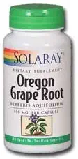 Solaray Oregon Hroznový koreň - 400 mg - 100 kapsúl