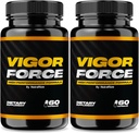 NutraRize (Pack of 2 Vigor Force for Men, High Performance Mužské kapsule, Všetky prírodné diétne doplnok pre celkové zdravie a wellness, Oficiálne tabletky 50 Recenzia (120 Kapsule)