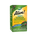 Príroda žije! Garden Goodness Mužská multivitamínová, jedna podávacia zelenina a ovocie**, vysoká potencia B-vitamíny, 60 tabliet